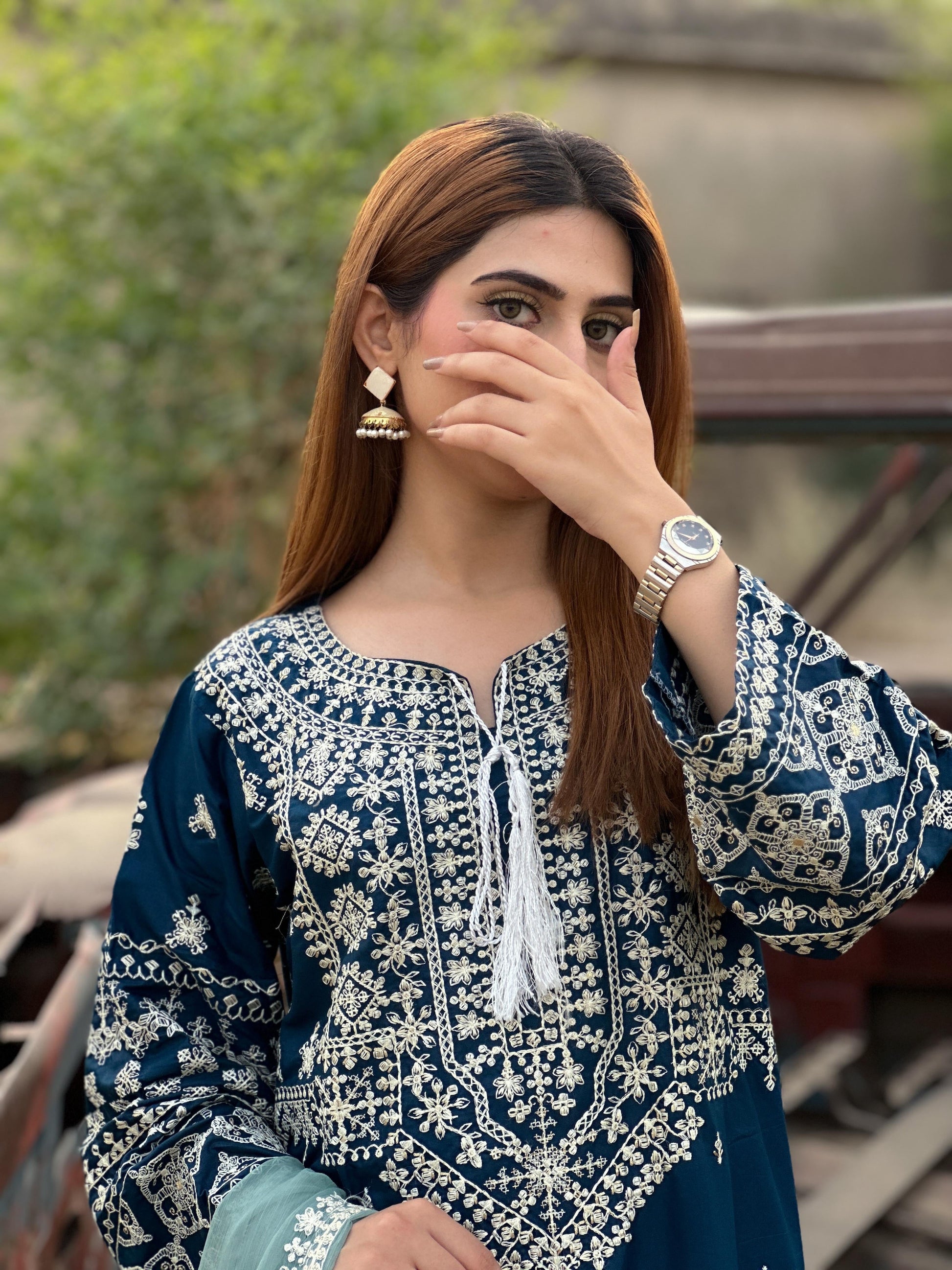 ZARA Embroidered 3 pc Set