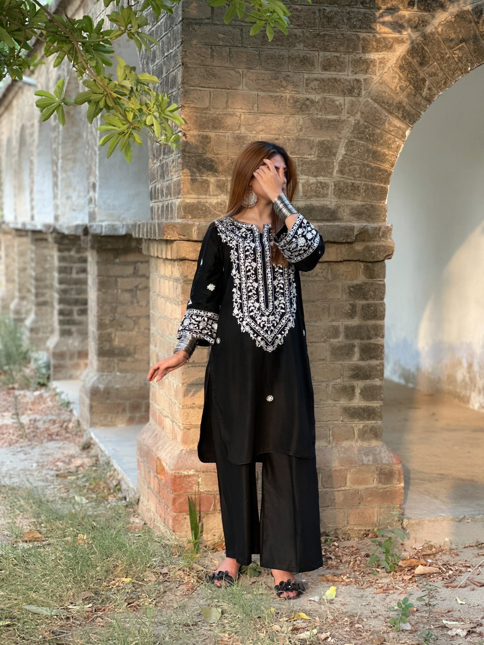 HINA Embroidered Co Ords set