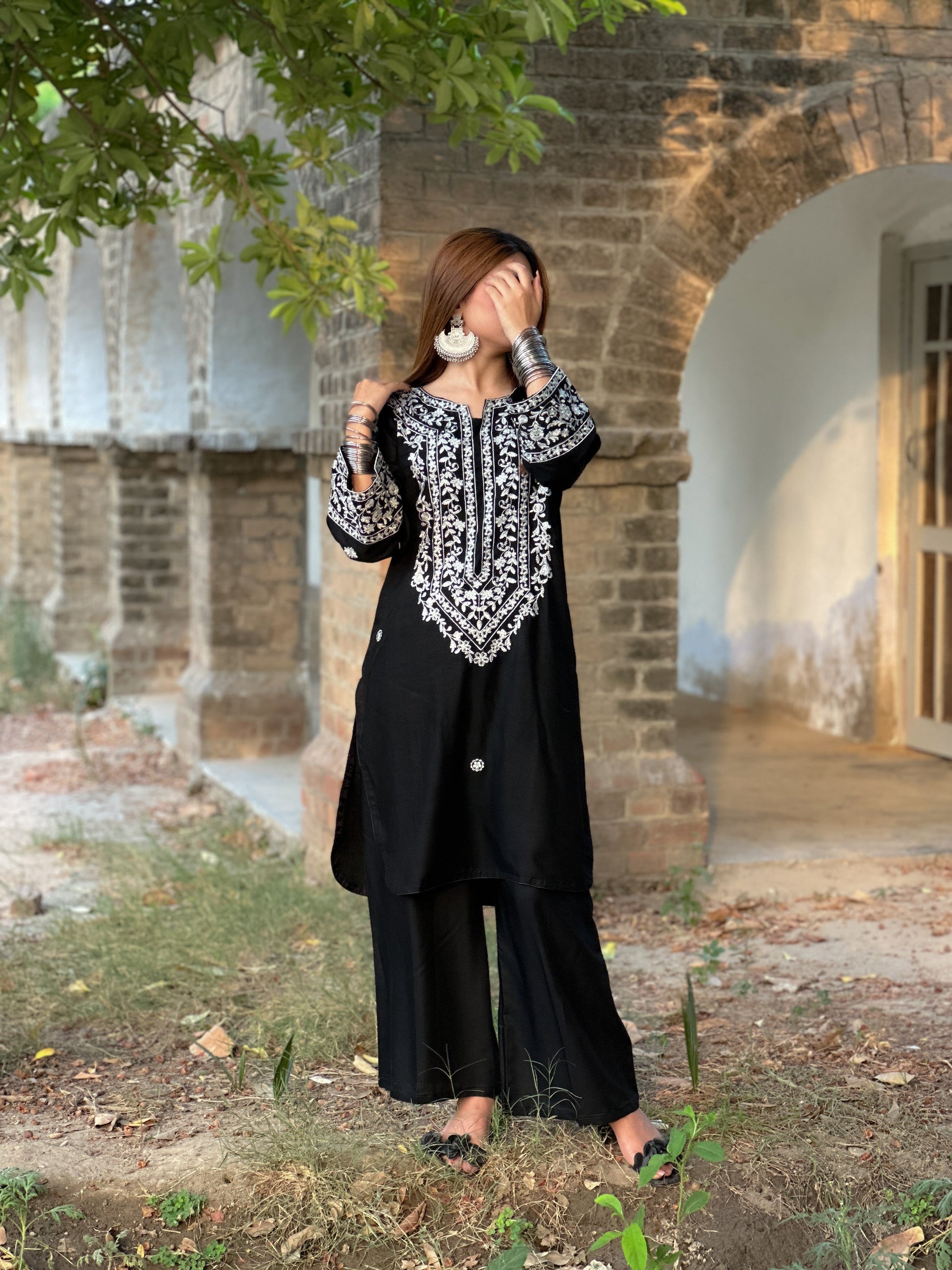 HINA Embroidered Co Ords set