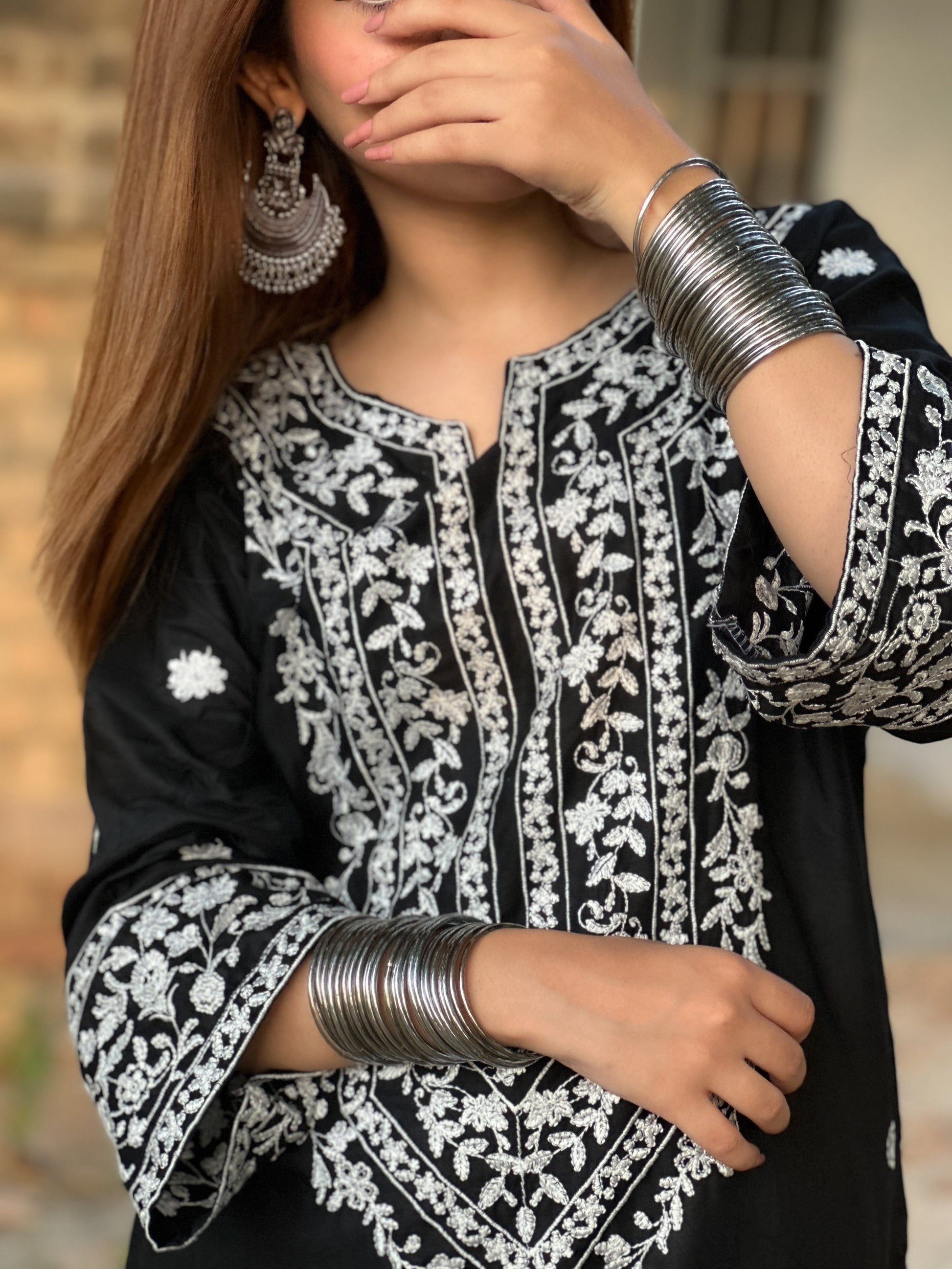 HINA Embroidered Co Ords set