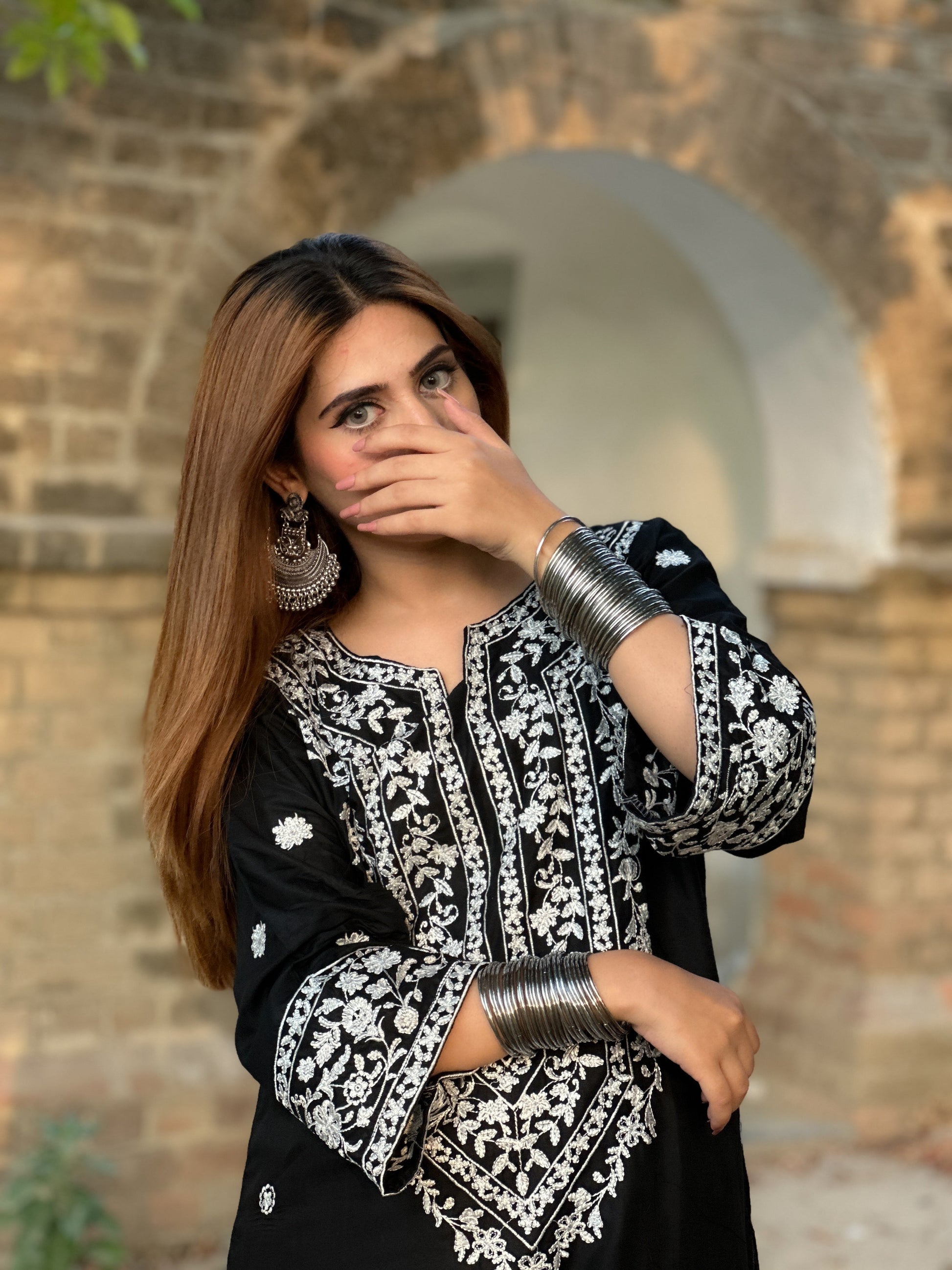 HINA Embroidered Co Ords set