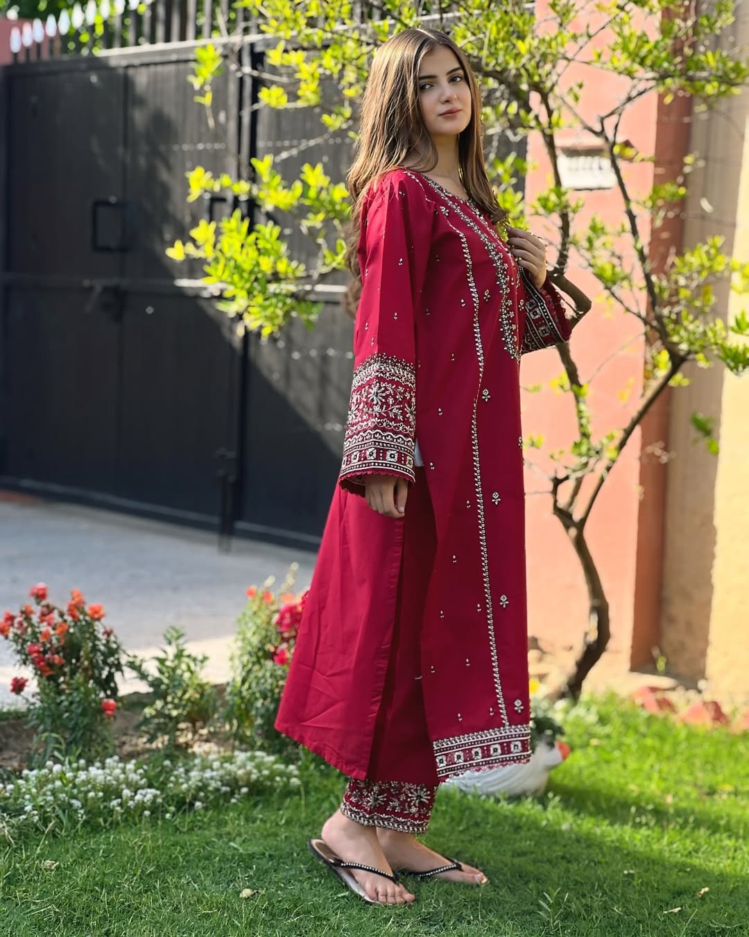 ROOHI Embroidered Co Ords