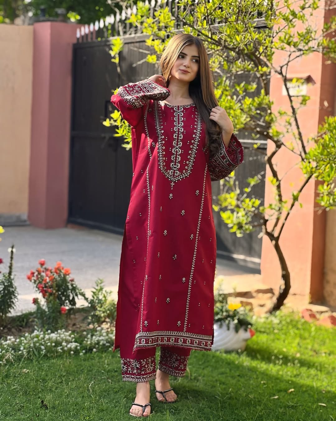 ROOHI Embroidered Co Ords
