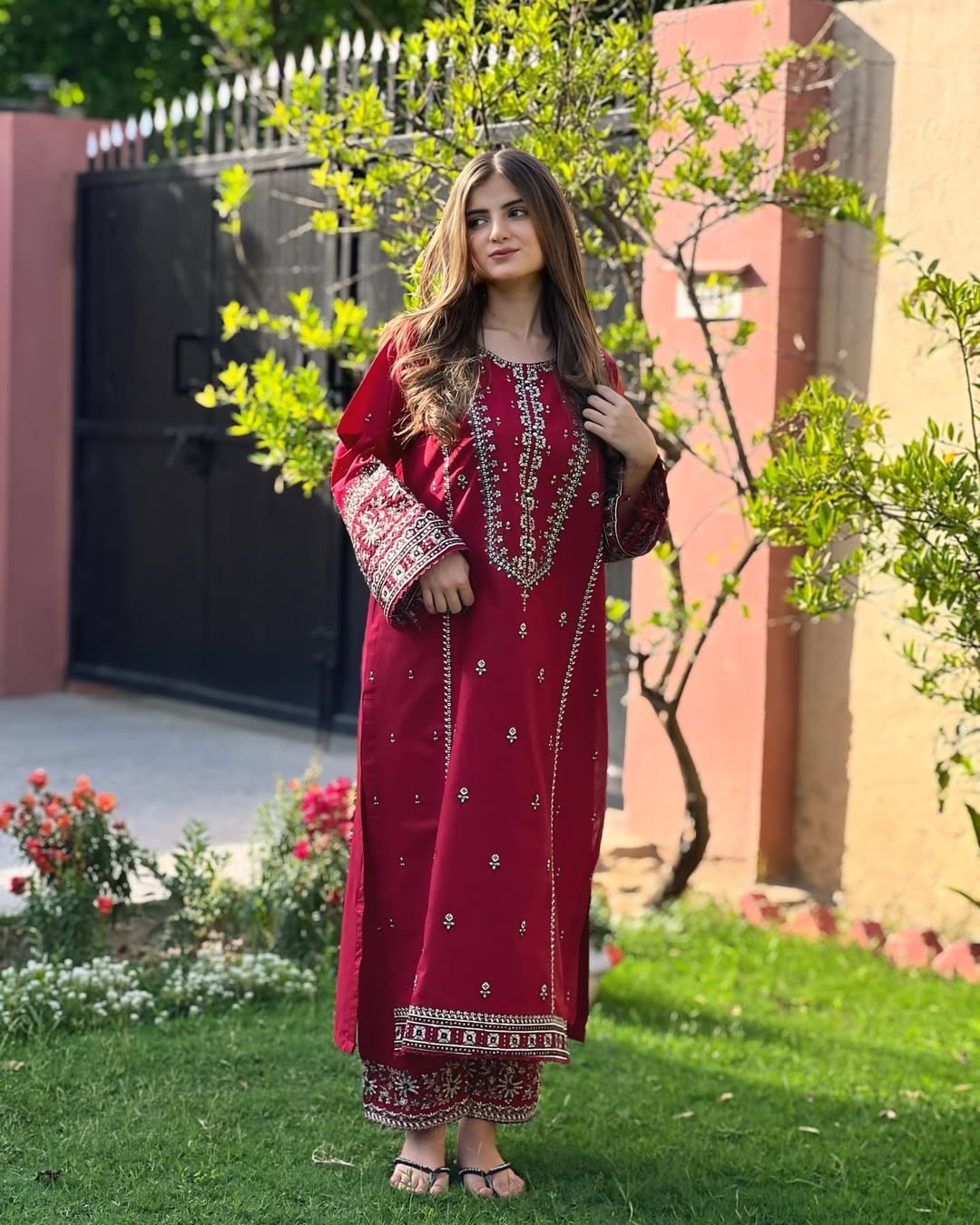 ROOHI Embroidered Co Ords