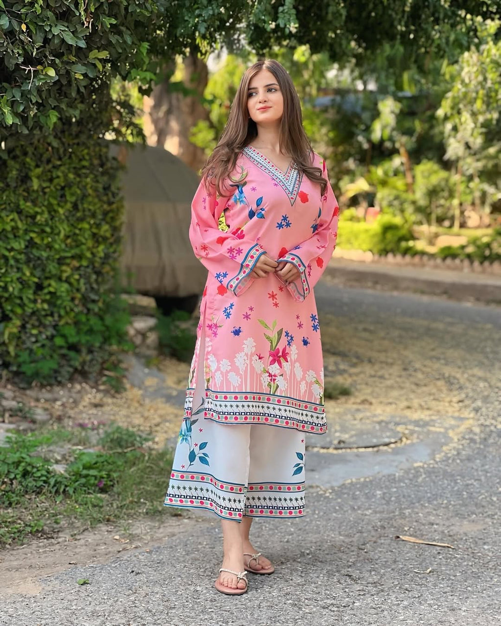 PINK FLORAL Digital printed Co Ords