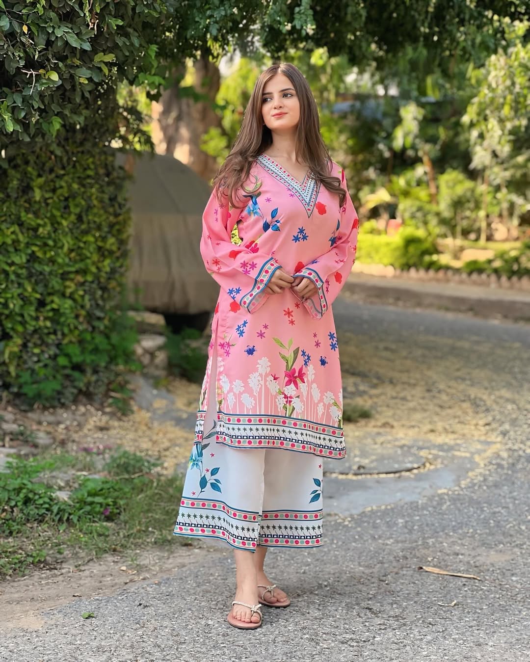 PINK FLORAL Digital printed Co Ords