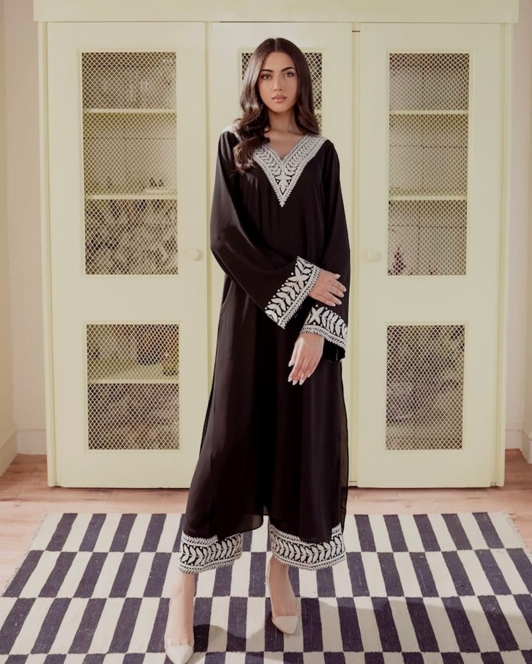 2 pc - WARDA Embroidered Co Ords