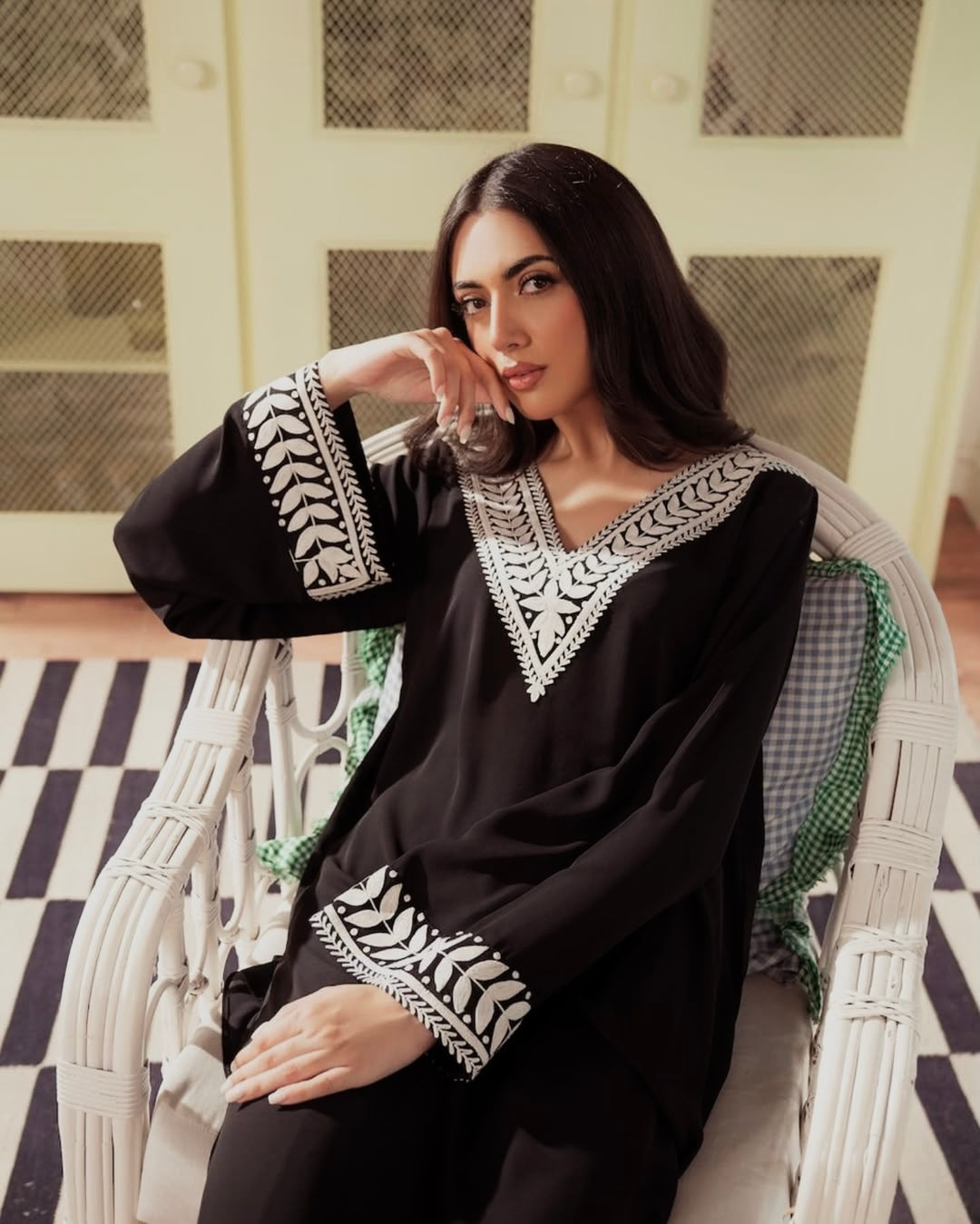 2 pc - WARDA Embroidered Co Ords